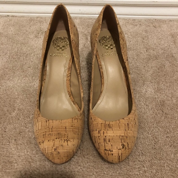 Vince camuto cork heels Clearance